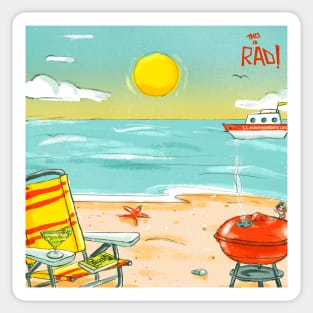 This is Rad! Beach Sticker